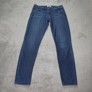 Paige Peg Super Skinny Jeans Women Size 28 Blue Casual Streetwear Denim